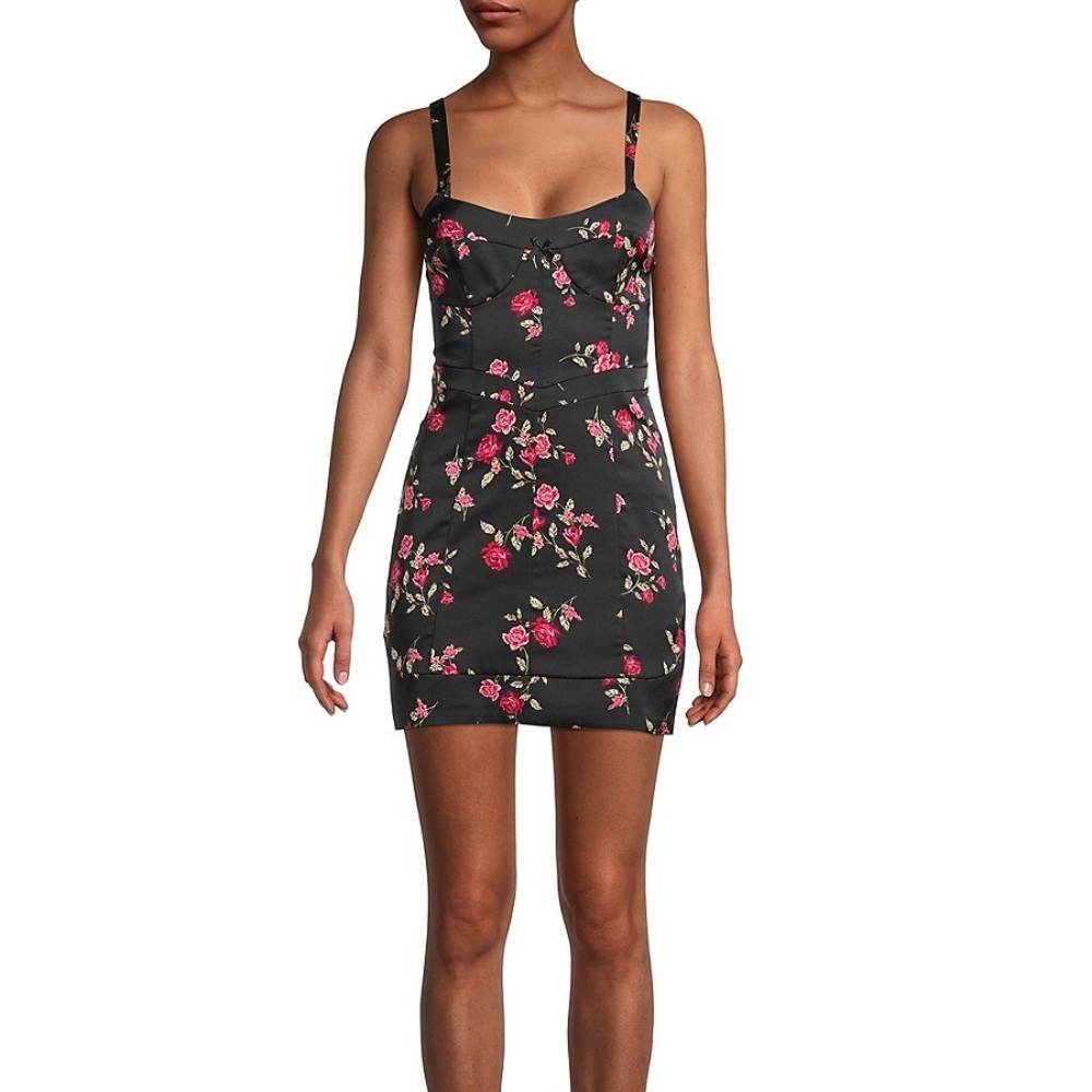 brand new for love and lemons cassidy mini dress